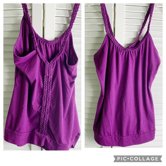 American Rag | Tops | American Rag Purple Braided Tank | Poshmark